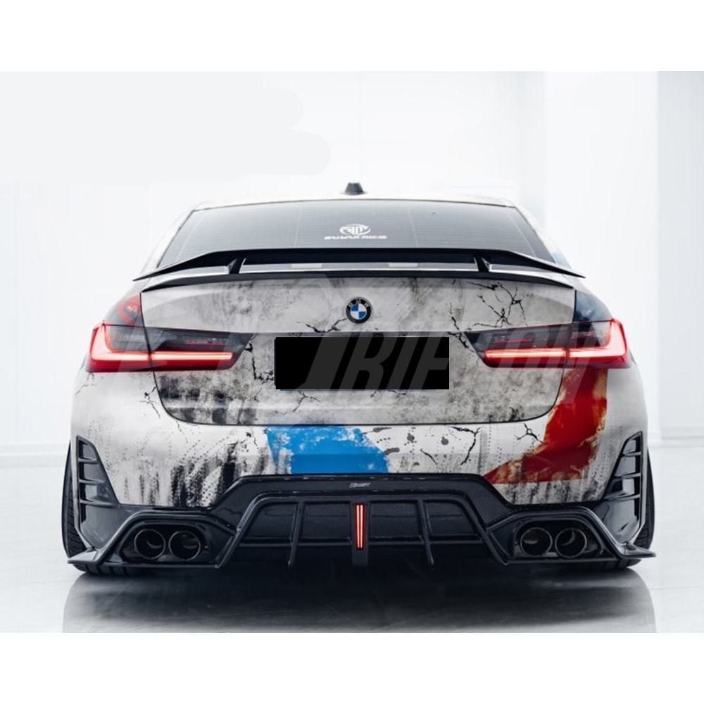 CMST Style Dry Carbon Fiber Rear Diffuser For BMW 3 Serises G20 LCI 2023-On