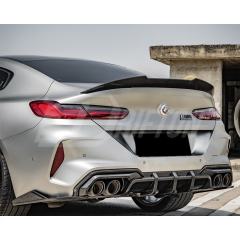 PSM Style Dry Carbon Fiber Rear Spoiler Trunk Wing For BMW M8 F91 F92 F93 2020-2024