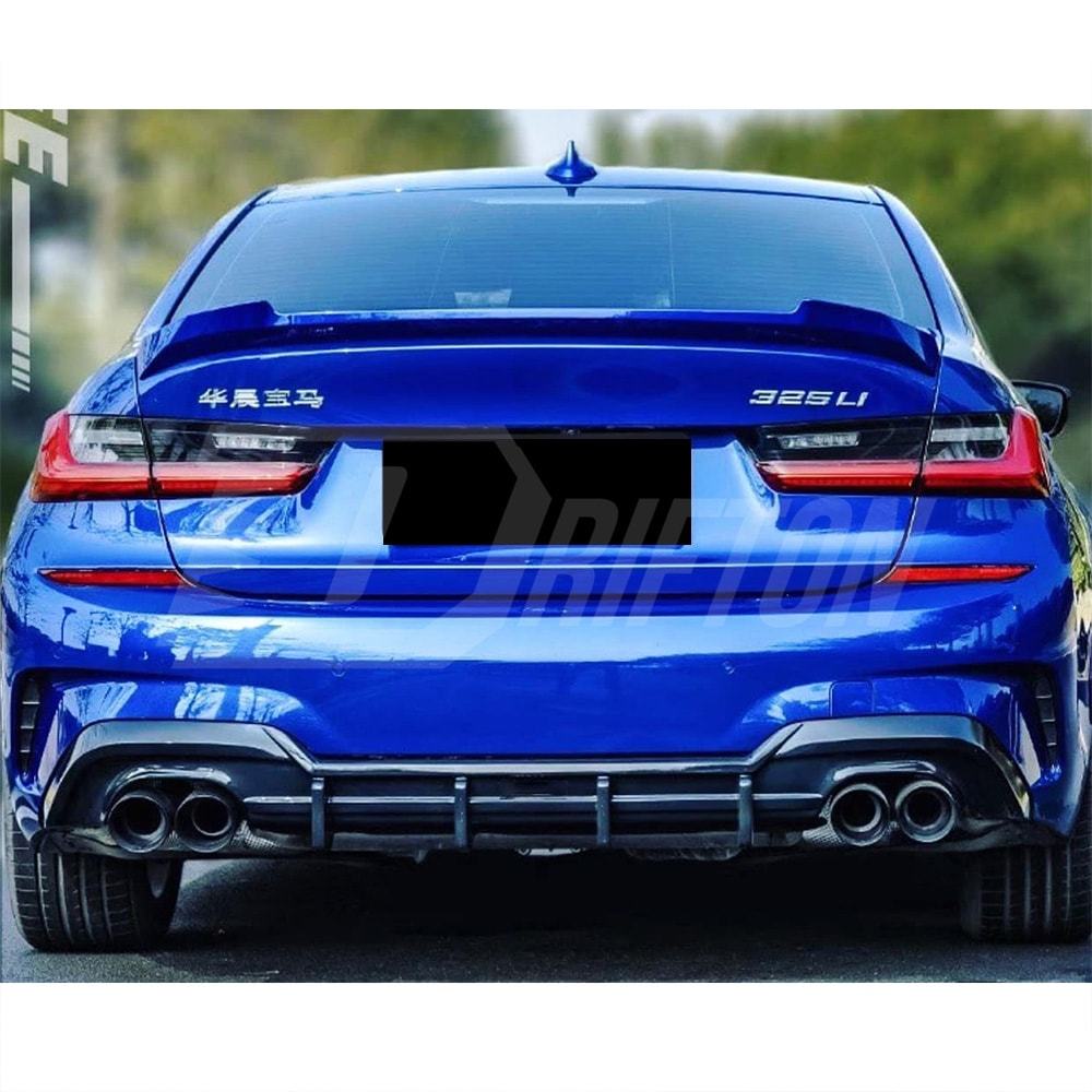 AK Style Carbon Fiber Rear Diffuser For BMW 3 Series G20 2019-2022