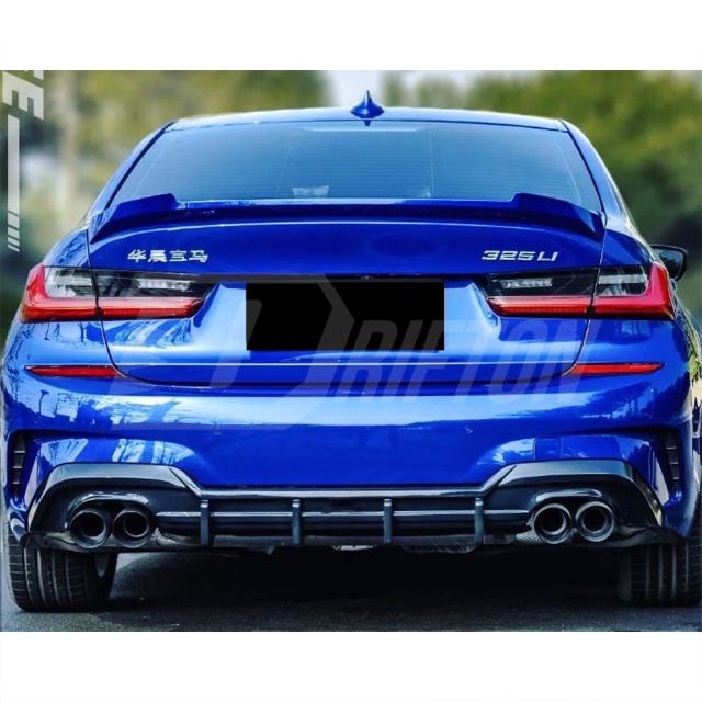 AK Style Carbon Fiber Rear Diffuser For BMW 3 Series G20 2019-2022