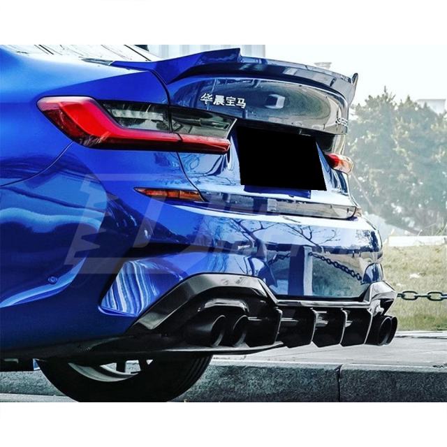 AK Style Carbon Fiber Rear Diffuser For BMW 3 Series G20 2019-2022
