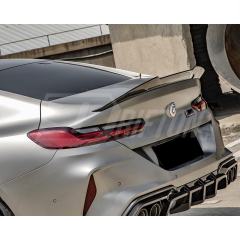 PSM Style Dry Carbon Fiber Rear Spoiler Trunk Wing For BMW M8 F91 F92 F93 2020-2024