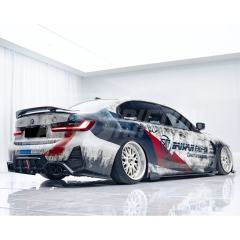 CMST Style Dry Carbon Fiber Side Skirt For BMW 3 Serises G20 LCI 2019-On