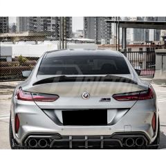 PSM Style Dry Carbon Fiber Rear Spoiler Trunk Wing For BMW M8 F91 F92 F93 2020-2024
