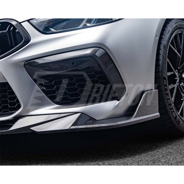 SQ Style Dry Carbon Fiber Front Lip For BMW M8 F91 F92 F93 2020-2024