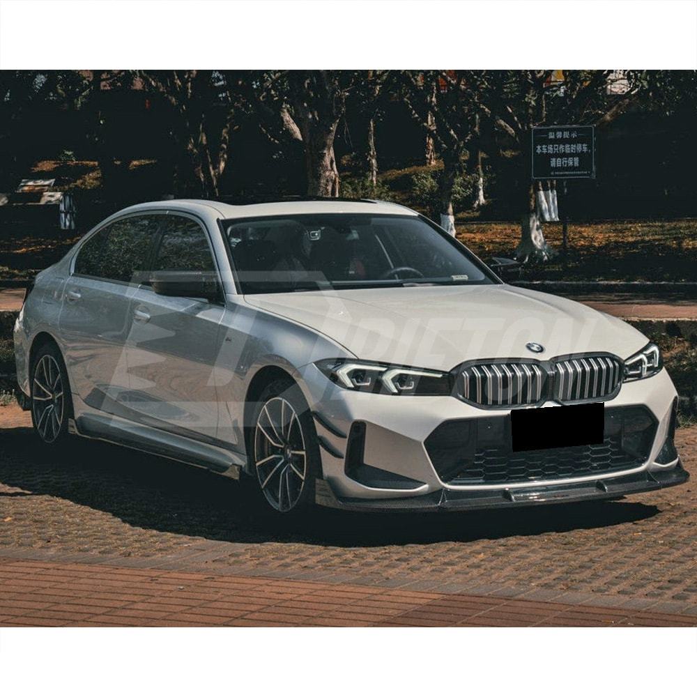 TAKD Style Dry Carbon Fiber Front Lip For BMW 3 Series G20 LCI 2023-On