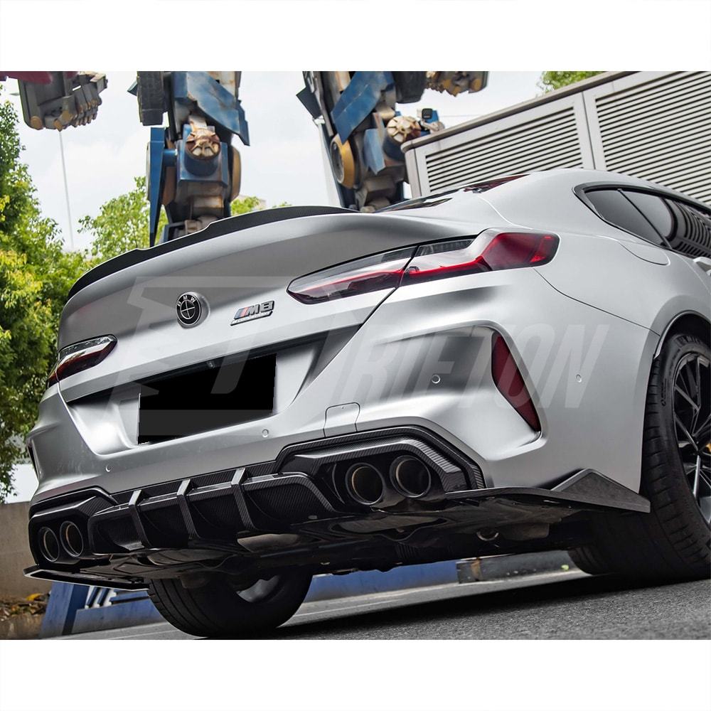 MP Style Dry Carbon Fiber Rear Spoiler Trunk Wing For BMW M8 F91 F92 F93 2020-2024