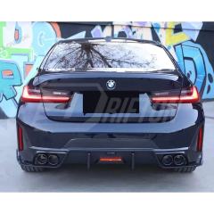 TAKD Style Dry Carbon Fiber Rear Diffuser For BMW 3 Series G20 LCI 2023-On