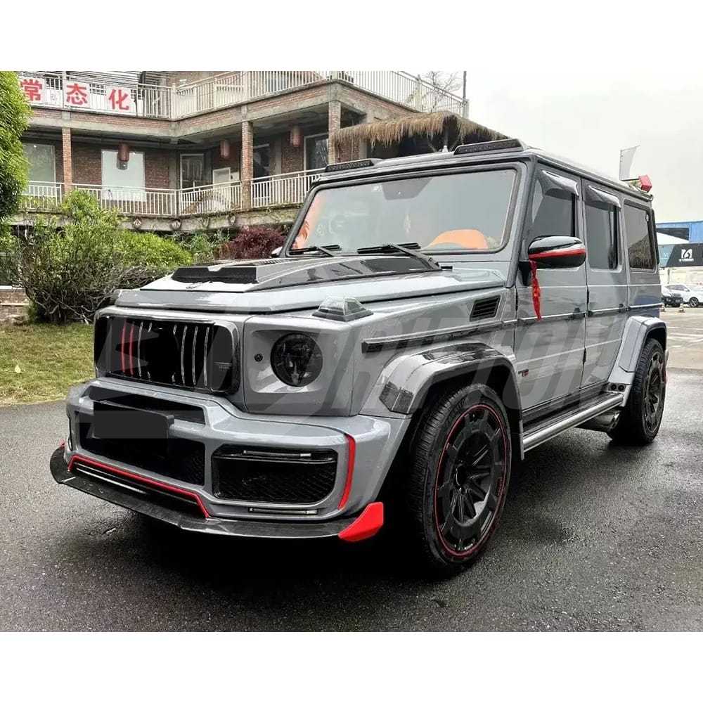 Convert Rocket G900 Style PP Body Kit With Dry Carbon Fiber Aero Kit For Mercedes Benz G Class W464 AMG G63 G500 G550 2018-2024
