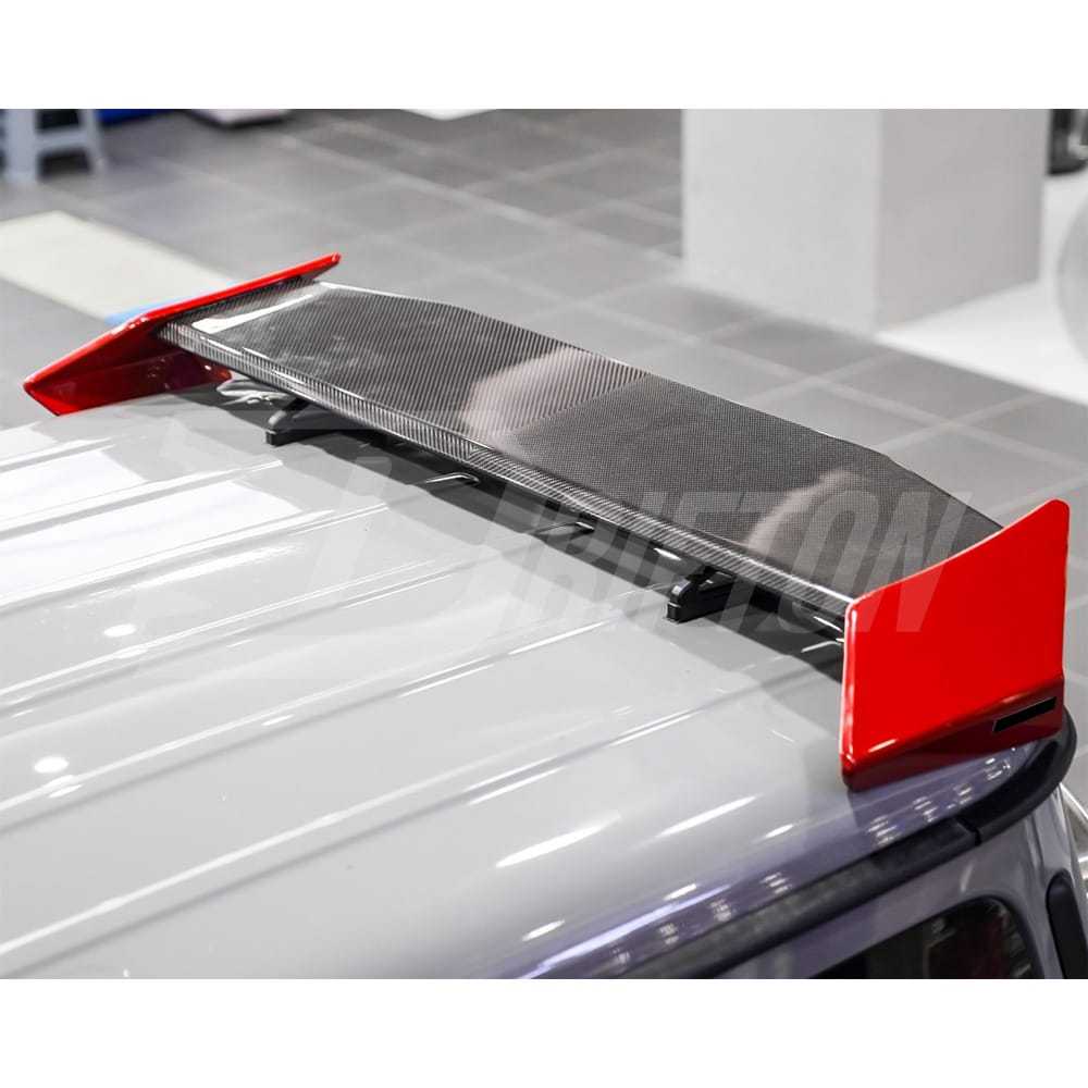 G900 Rocket Style Dry Carbon Fiber Rear Roof Spoiler For Mercedes Benz G Class W464 G63 AMG 2018-2024