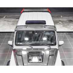G900 Rocket Style Dry Carbon Fiber Rear Roof Spoiler For Mercedes Benz G Class W464 G63 AMG 2018-2024