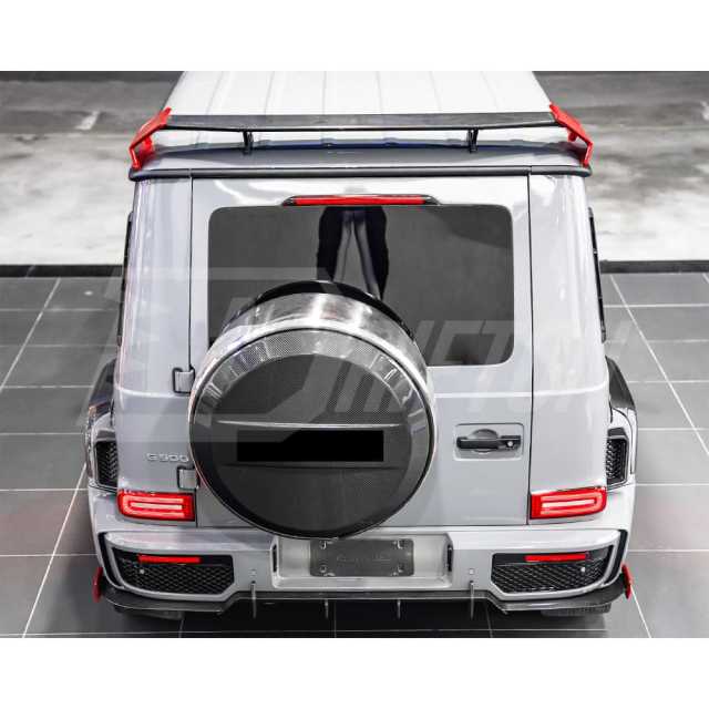 G900 Rocket Style Dry Carbon Fiber Rear Roof Spoiler For Mercedes Benz G Class W464 G63 AMG 2018-2024
