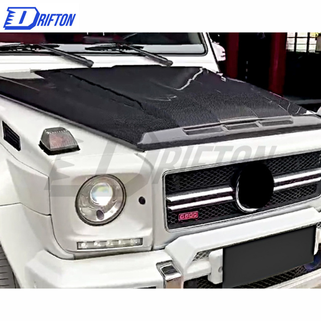 TopCar Style Carbon Fiber Hood For Mercedes Benz G-Class W463 2005-2018