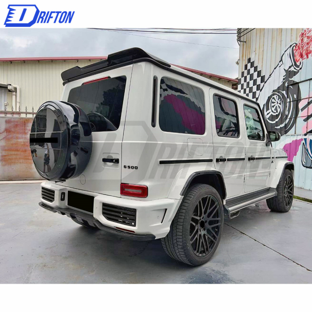 Urban Style Dry Carbon Fiber Wheel Spare Tire Cover For Mercedes Benz G Class W464 AMG G63 2018-2024
