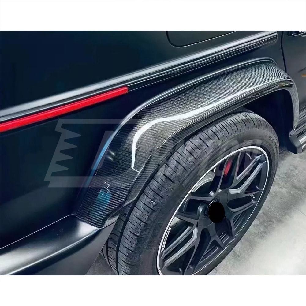 Dry Carbon Fiber Fender Extension Wheels Flares For Mercedes Benz G Class W464 G63 2018-2024
