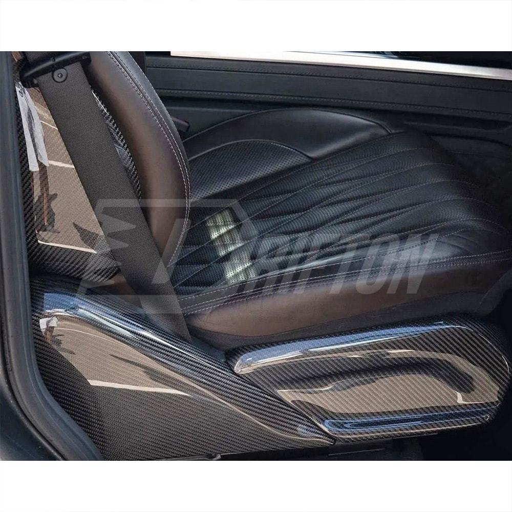 Dry Carbon Fiber Interiors Kits Seat Back Cover For Mercedes Benz G Class W464 G500 G63 2018-2024