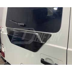 G800 Style Dry Carbon Fiber Back Door Rear Trunk Center Trim Plate Cover For Mercedes Benz G Class W464 G500 G63 2018-2024