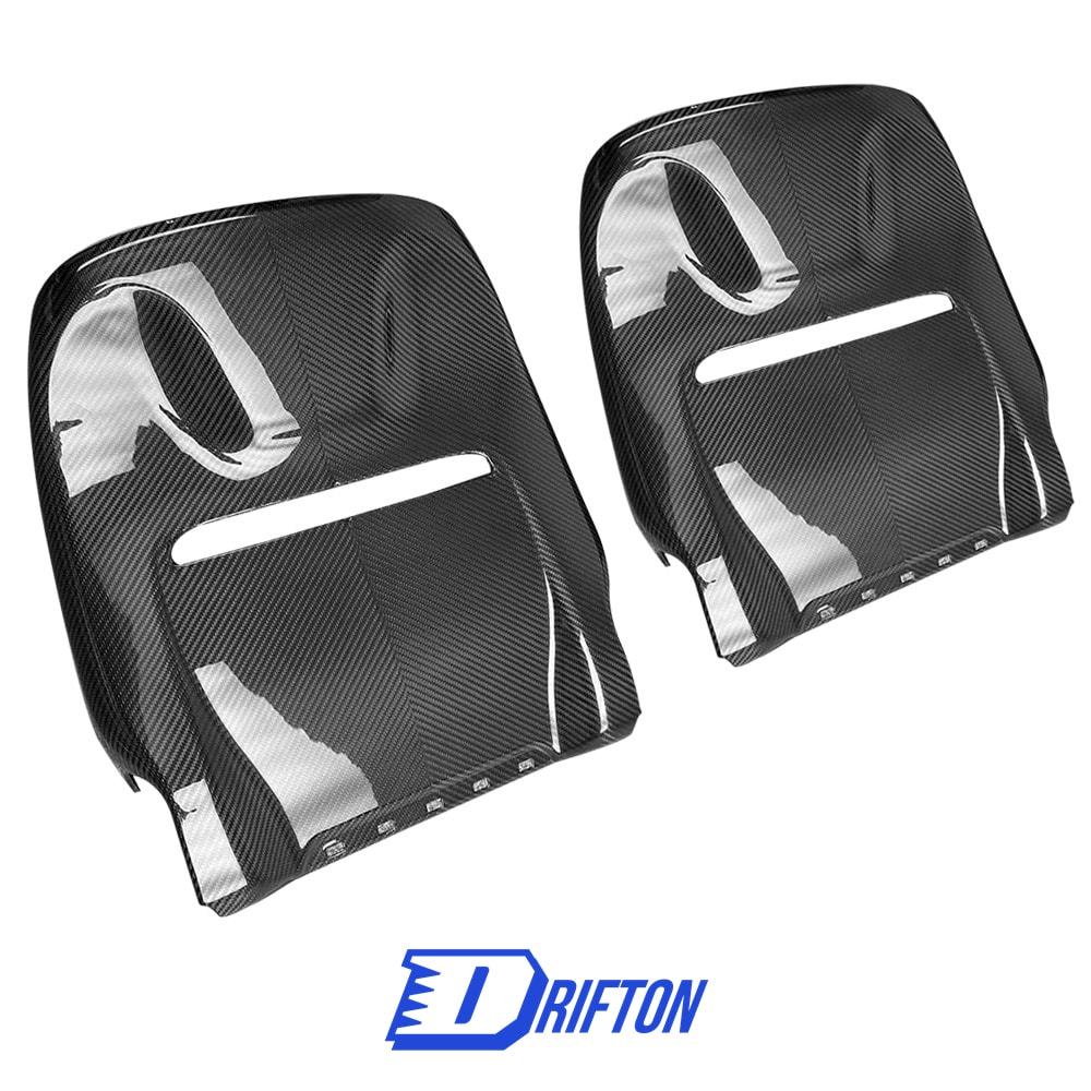 Dry Carbon Fiber Interiors Kits Seat Back Cover For Mercedes Benz G Class W464 G500 G63 2018-2024