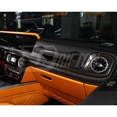Dry Carbon Fiber Interior Kits AC Vents Trim Cover For Mercedes Benz G Class W464 G500 AMG G63 2018-2024
