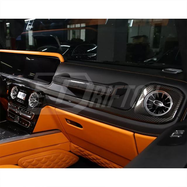 Dry Carbon Fiber Interior Kits AC Vents Trim Cover For Mercedes Benz G Class W464 G500 AMG G63 2018-2024