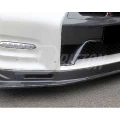 HKS Kansai Style Carbon Fiber Front Lip With Air Duct For Nissan R35 GTR 2012-2016