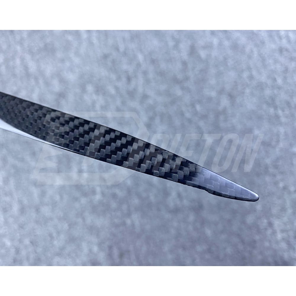 Dry Carbon Fiber Headlight  Eyebrows Eye Lid Trim For Alfa Romeo Giulia 2016-2023