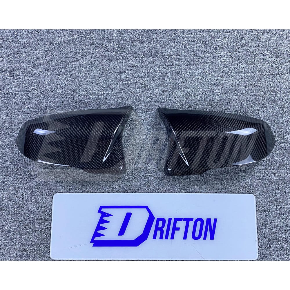 AN Style Dry Carbon Fiber Repalcement Side Mirror Cover For Toyota Supra MK5 A90 A91 GR 2019-2024