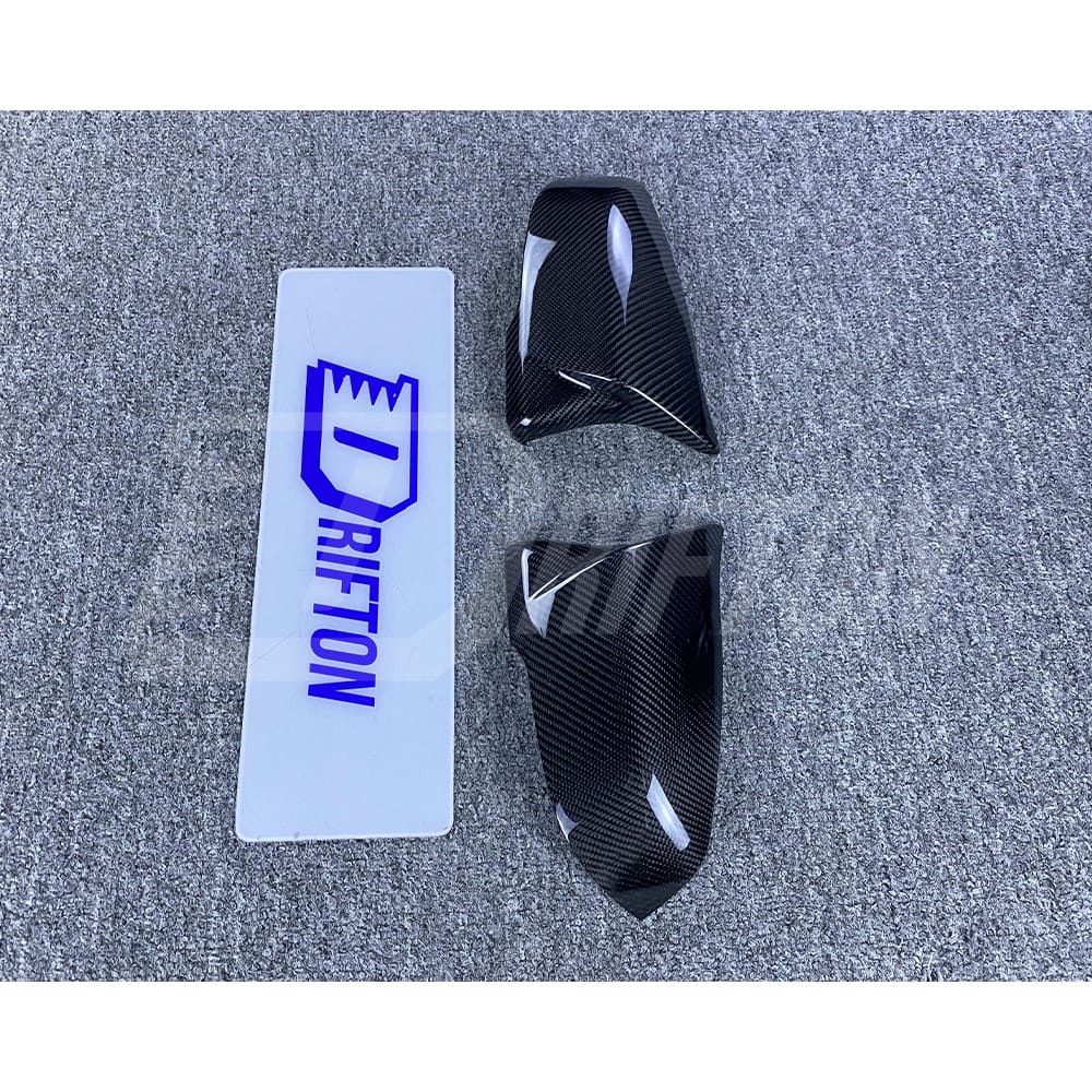 AN Style Dry Carbon Fiber Repalcement Side Mirror Cover For Toyota Supra MK5 A90 A91 GR 2019-2024