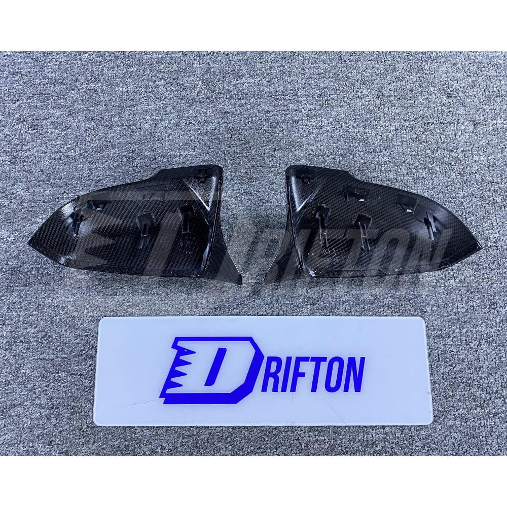 AN Style Dry Carbon Fiber Repalcement Side Mirror Cover For Toyota Supra MK5 A90 A91 GR 2019-2024