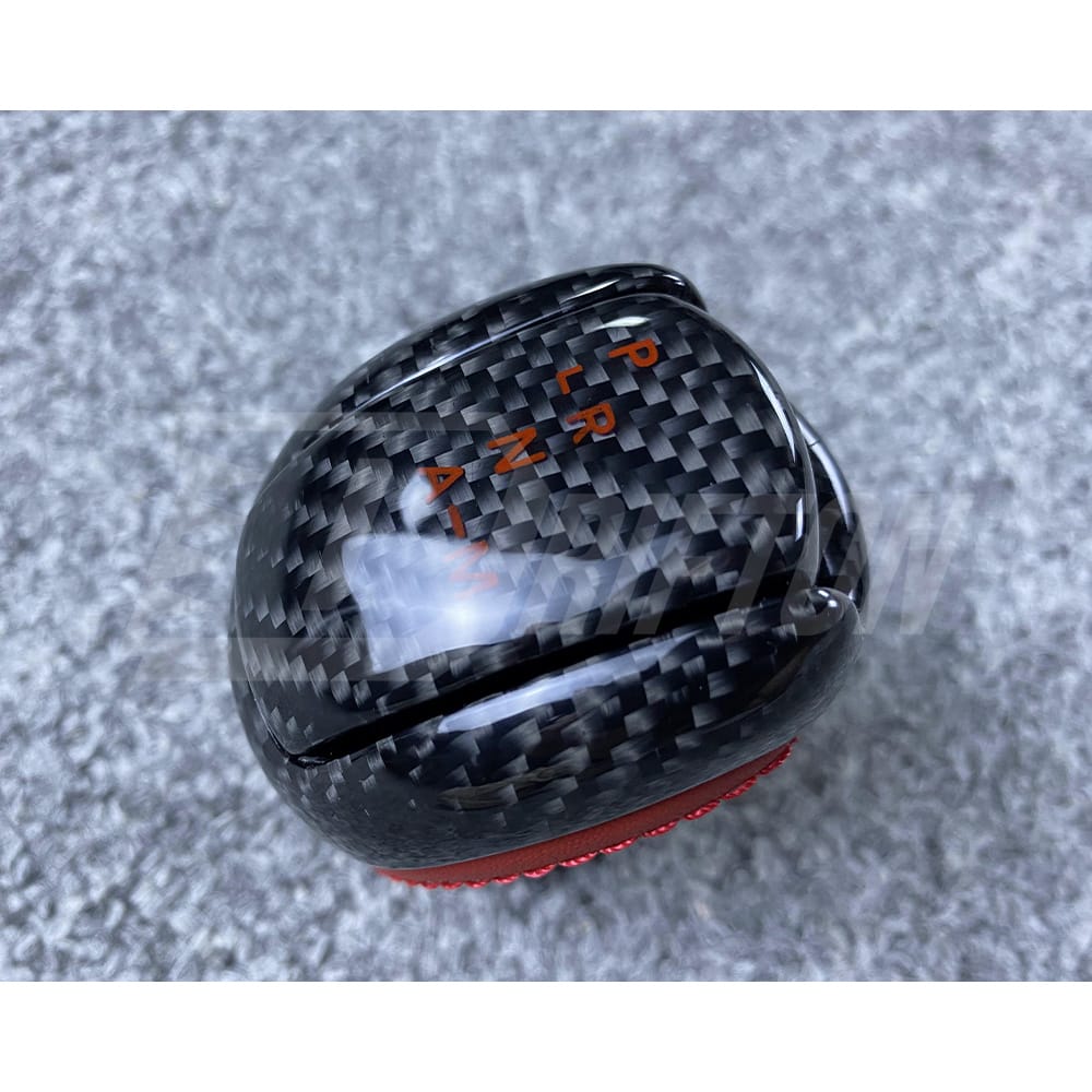 Customize Carbon Fiber Gear Knob (With leather) For Nissan R35 GTR 2008-2016