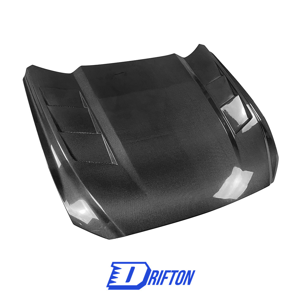 AC Style Carbon Fiber Hood For Ford Mustang Gen6 S550.1 2015-2017
