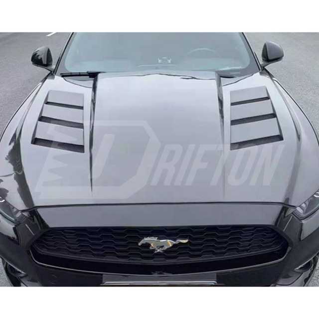 AC Style Carbon Fiber Hood For Ford Mustang Gen6 S550.1 2015-2017