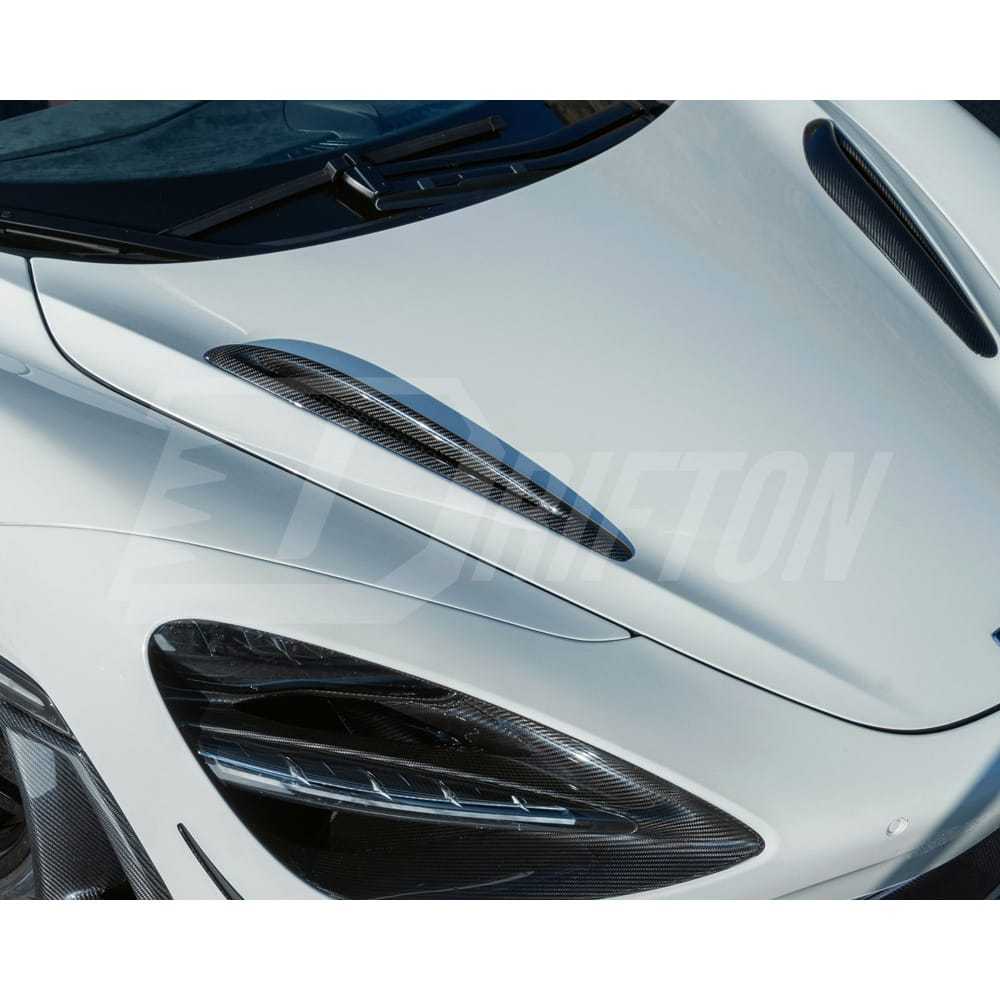 Dry Carbon Fiber Hood Vent For Mclaren 720S 2017-2023