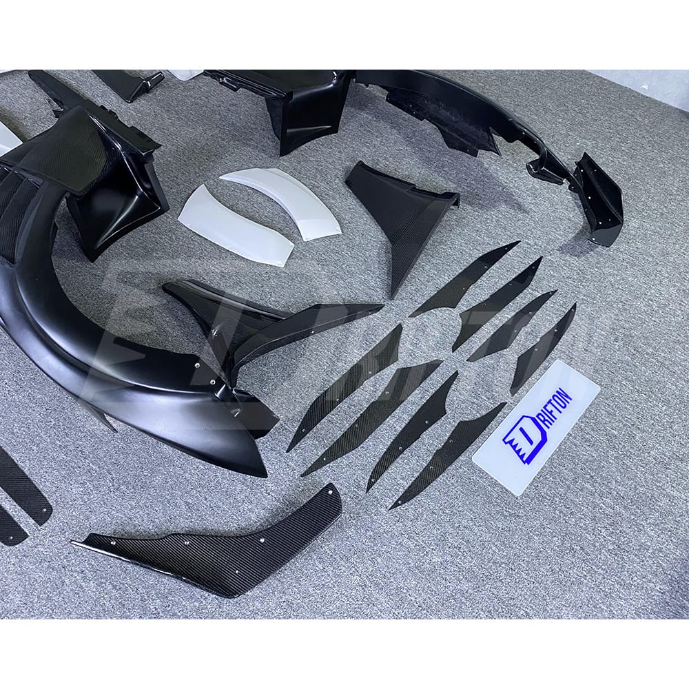 Varis KAMIKAZE R Super Sonic Style Half Carbon Fiber Wide Body Kit For Nissan R35 GTR 2008-2016