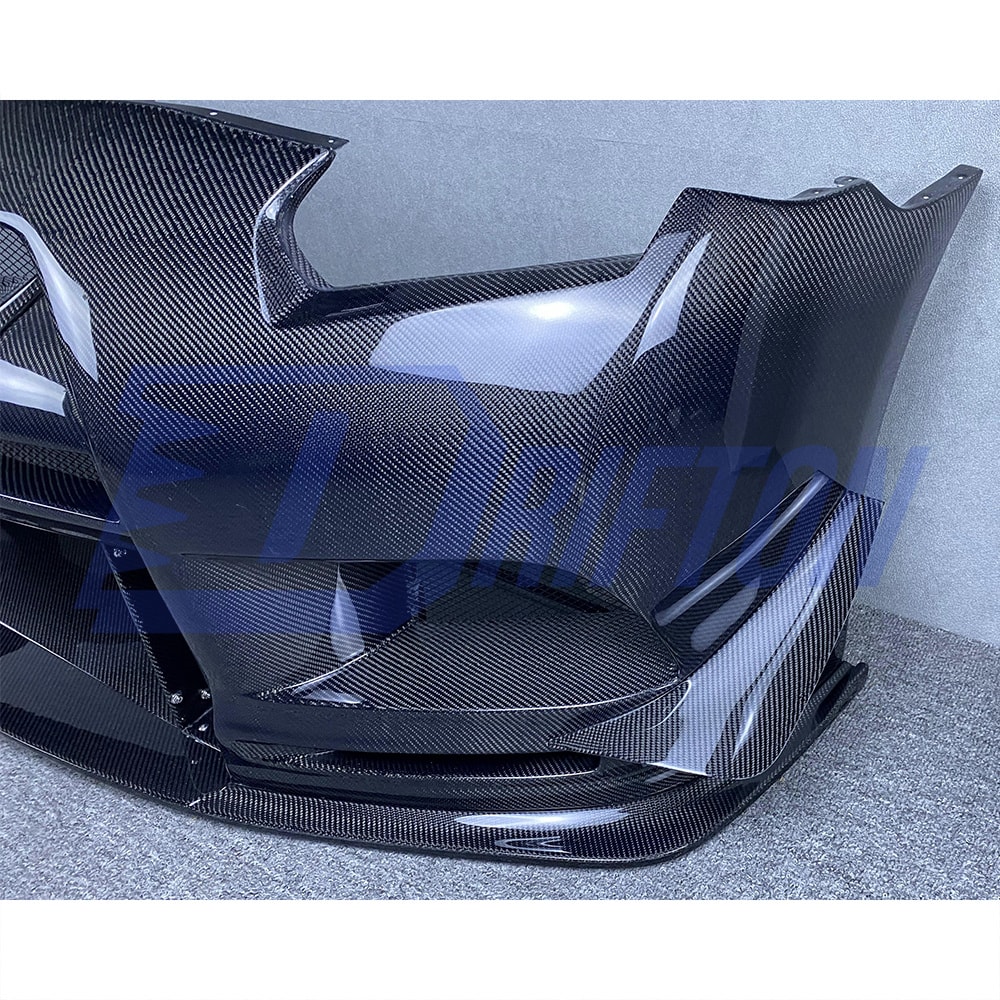 Top Racing Style Carbon Fiber Front Bumper For Nissan R35 GTR 2017-2019