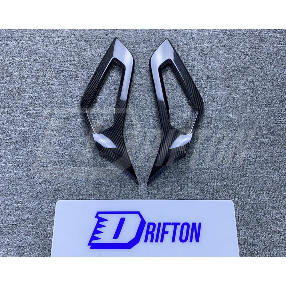 Dry Carbon Fiber Replacement Door Inner Handles Interiors Kits For Lamborghini Aventador LP700-4