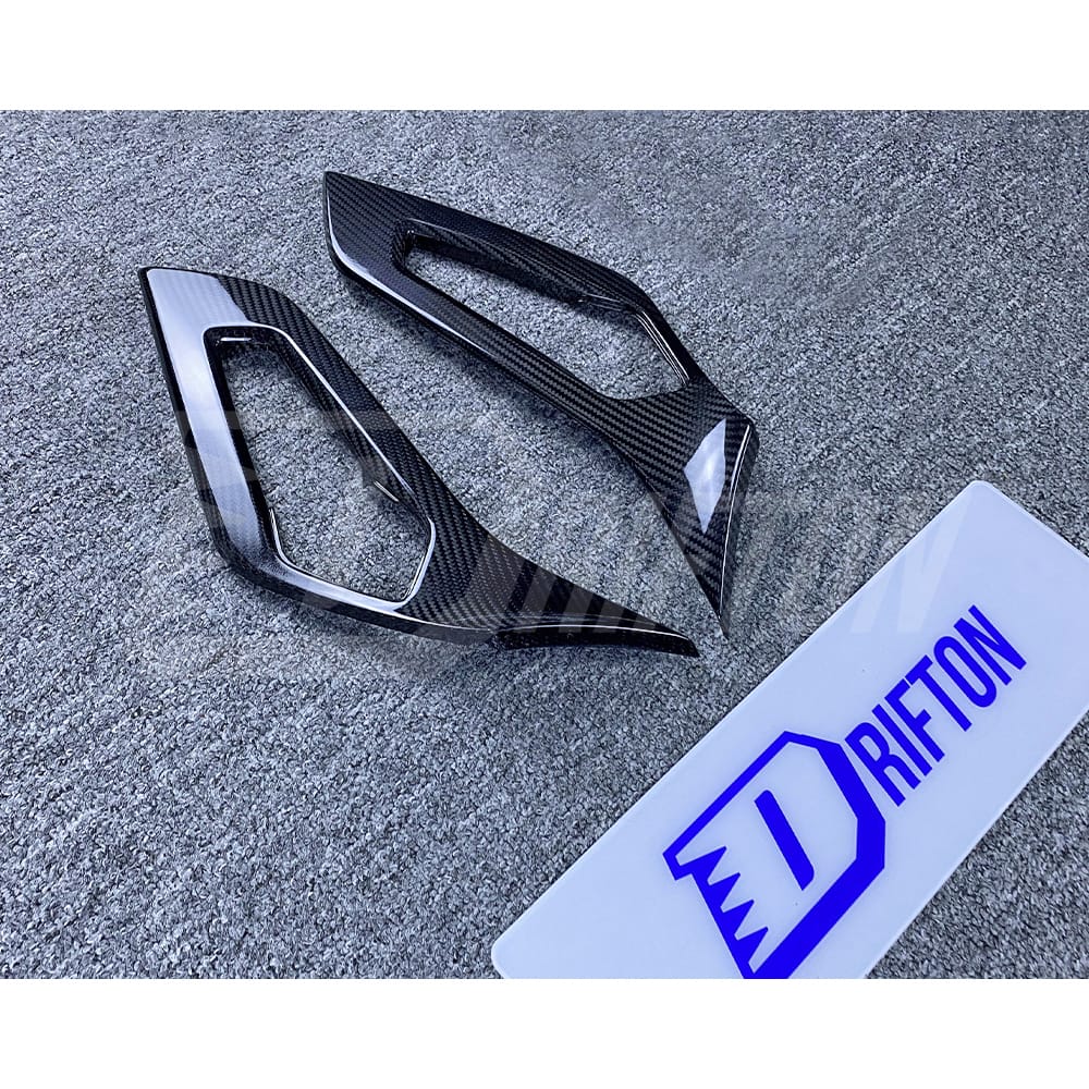 Dry Carbon Fiber Replacement Door Inner Handles Interiors Kits For Lamborghini Aventador LP700-4
