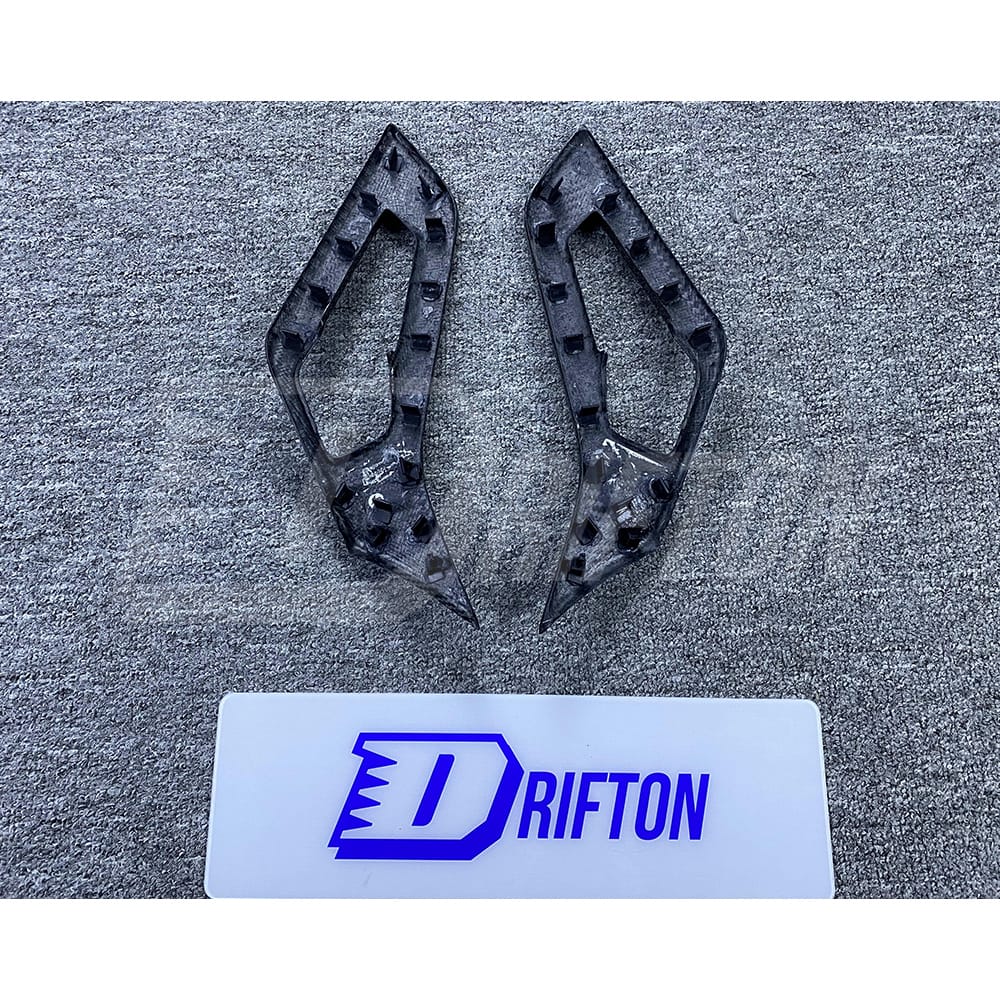 Dry Carbon Fiber Replacement Door Inner Handles Interiors Kits For Lamborghini Aventador LP700-4