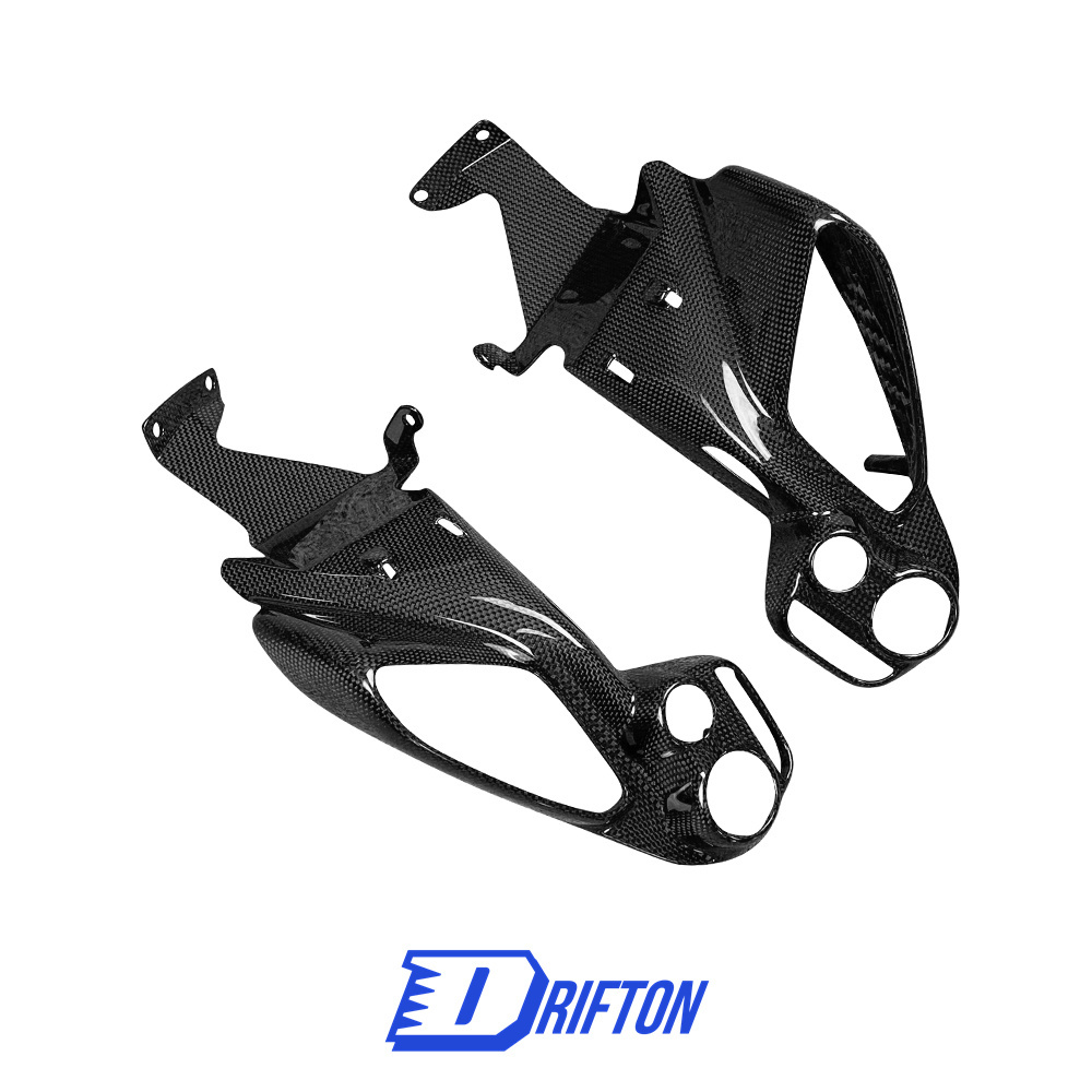 Dry Carbon Fiber AC Control Panel Cover Interiors Kits For Ferrari 488 GTB Spider 2015-2019