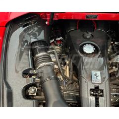 Dry Carbon Fiber Engine Bay Compartment Side Cover Kits For Ferrari 488 Spider 2015-2019