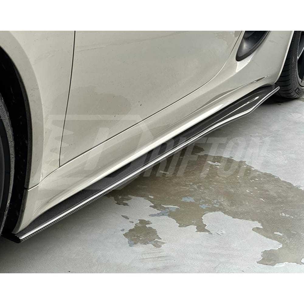 CMST Style Carbon Fiber Side Skirt For Porsche 718 Cayman Boxster 2016-2025