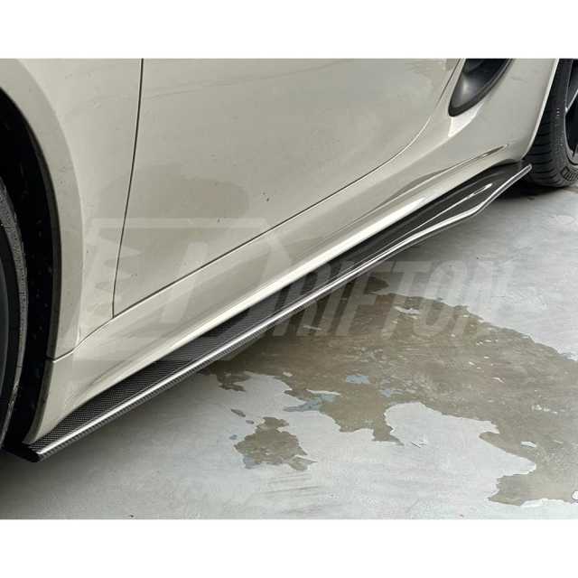 CMST Style Carbon Fiber Side Skirt For Porsche 718 Cayman Boxster 2016-2025