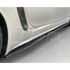 CMST Style Carbon Fiber Side Skirt For Porsche 718 Cayman Boxster 2016-2025