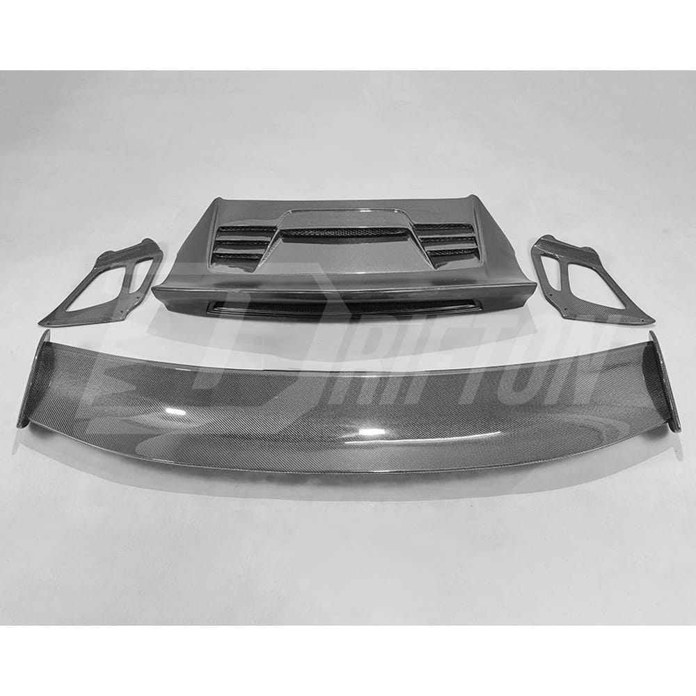 GT3RS 991.1 Style Half Carbon Fiber Rear Spoiler GT Wing With Trunk Lid For Porsche 911 Carrera 991 991.1 991.2 2012-2018