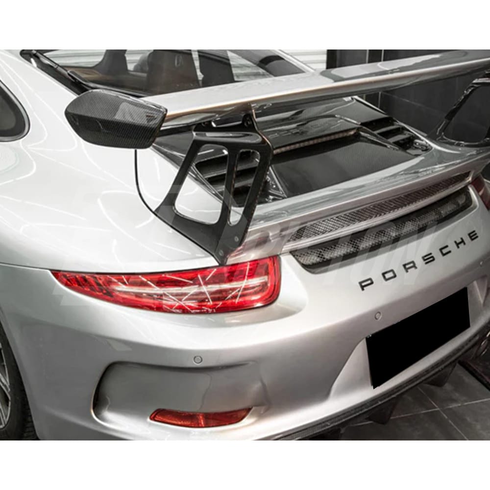 GT3RS 991.1 Style Half Carbon Fiber Rear Spoiler GT Wing With Trunk Lid For Porsche 911 Carrera 991 991.1 991.2 2012-2018