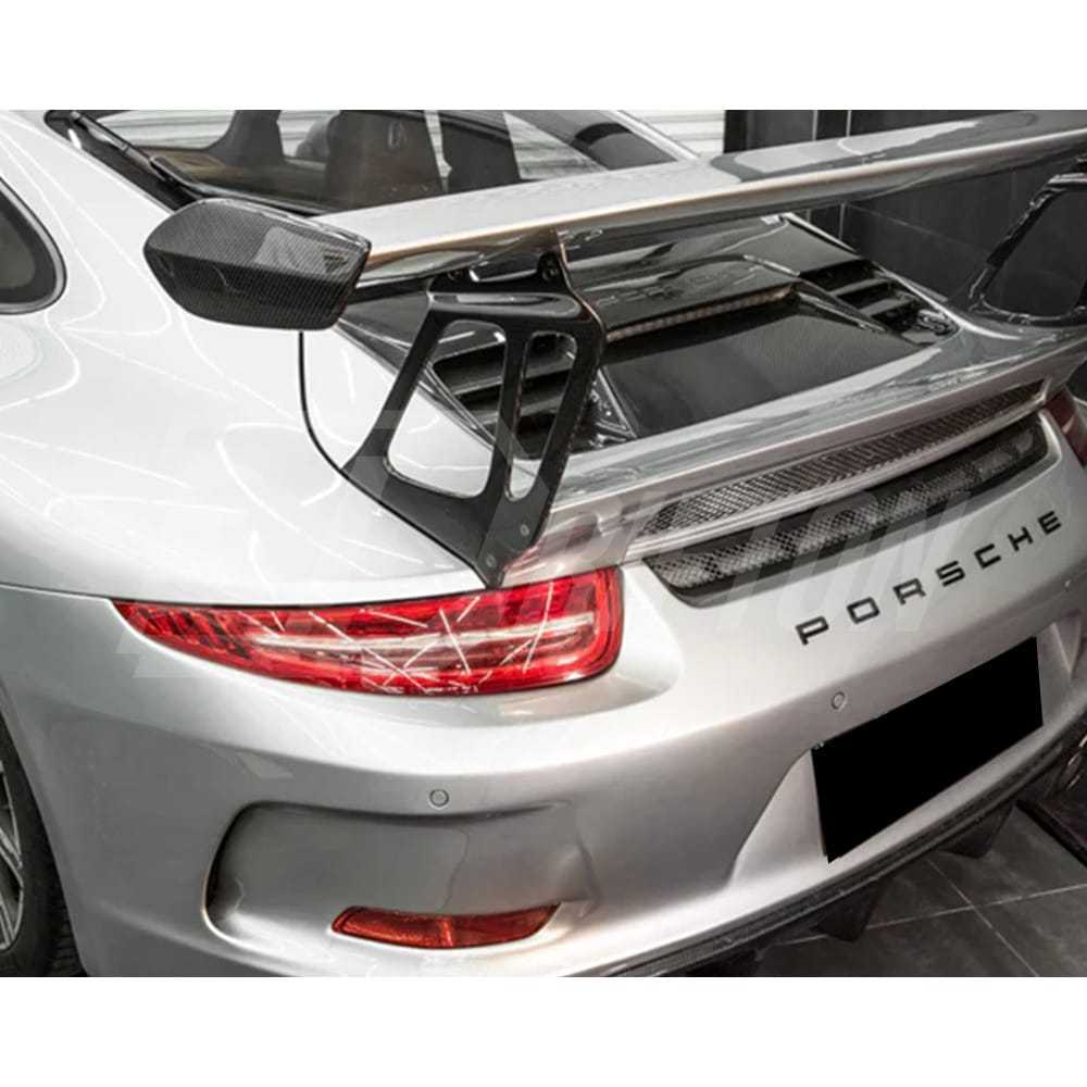 GT3RS 991.1 Style Half Carbon Fiber Rear Spoiler GT Wing With Trunk Lid For Porsche 911 Carrera 991 991.1 991.2 2012-2018