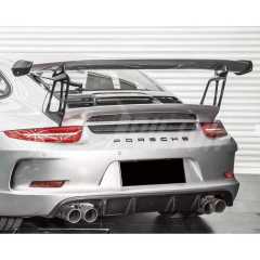 GT3RS 991.1 Style Half Carbon Fiber Rear Spoiler GT Wing With Trunk Lid For Porsche 911 Carrera 991 991.1 991.2 2012-2018