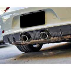 Center Exhaust Style Carbon Fiber Rear Diffuser For Porsche 911 Carrera S 4S GTS 991 991.2 2016-2018