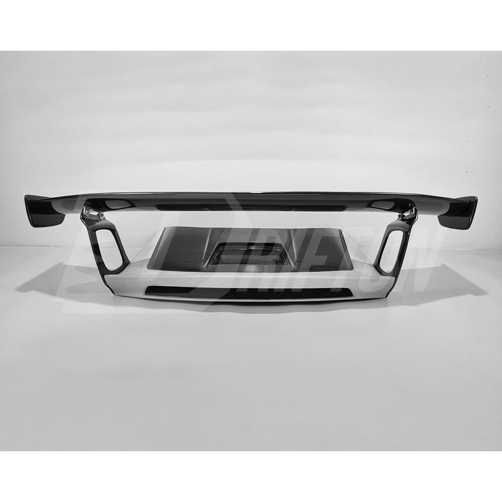 GT2RS Style Half Carbon Fiber Rear Spoiler GT Wing With Trunk Lid For Porsche 911 Carrera S 4S 991 991.1 991.2 2012-2018