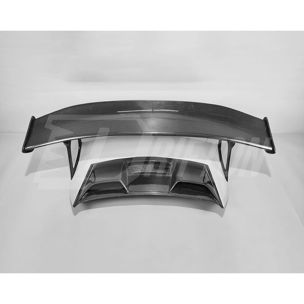 GT2RS Style Half Carbon Fiber Rear Spoiler GT Wing With Trunk Lid For Porsche 911 Carrera S 4S 991 991.1 991.2 2012-2018